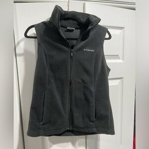 Columbia black fleece vest